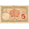 Djibouti - Pick 6b_2 - 5 francs - Série V.59 - 1937 - Etat : TB