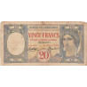 Djibouti - Pick 7A - 20 francs - Série A.23 - 1941 - Etat : TB-