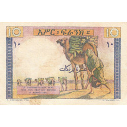 Djibouti - Pick 19 - 10 francs - Série Y.21 - 1946 - Etat : TB+