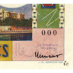 Djibouti - Pick 20 spécimen - 1'000 francs - 1946 - Etat : SUP+