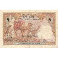 Djibouti - Pick 25 - 50 francs - 1952 - Etat : TB+