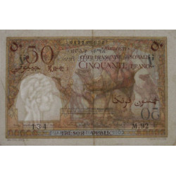 Djibouti - Pick 25 - 50 francs - 1952 - Etat : SUP