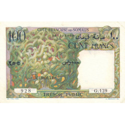 Djibouti - Pick 26 - 100 francs - 1952 - Etat : SUP