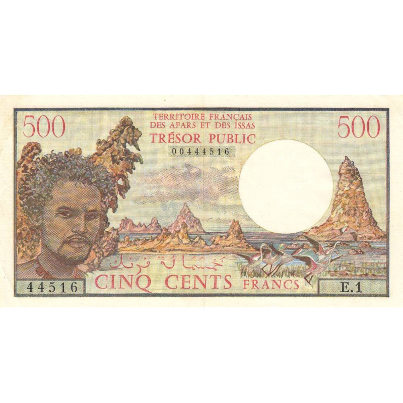 Djibouti - Pick 33 - 500 francs - 1975 - Etat : SUP
