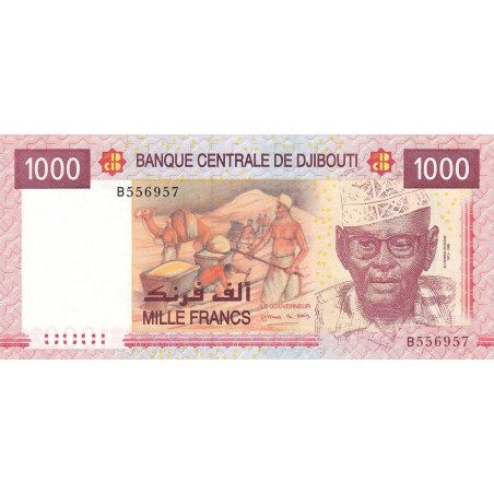 Djibouti - Pick 42a_1 - 1'000 francs - Série B - 2005 - Etat : NEUF