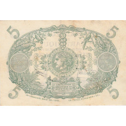 Martinique - Pick 6_2 - 5 francs - Série S.286 - 1934 - Etat : SUP