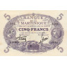 Martinique - Pick 6_2 - 5 francs - Série S.286 - 1934 - Etat : SUP