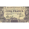 Martinique - Pick 6_3 - 5 francs - Série L.369 - 1945 - Etat : SUP