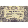 Martinique - Pick 6_3 - 5 francs - Série H.383 - 1945 - Etat : SUP+