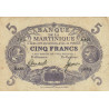 Martinique - Pick 6_3 - 5 francs - Série R.401 - 1945 - Etat : TB+