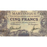 Martinique - Pick 6_3 - 5 francs - Série H.415 - 1945 - Etat : AB-