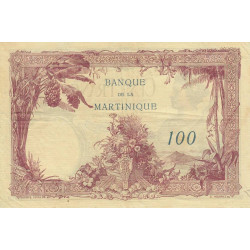 Martinique - Pick 13-5 - 100 francs - 1945 - Etat : TTB