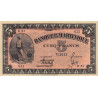 Martinique - Pick 16-1 - 5 francs - 1942 - Etat : SPL