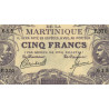 Martinique - Pick 6_3 - 5 francs - Série F.370 - 1945 - Etat : SUP+