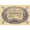 Martinique - Pick 6_3 - 5 francs - Série F.370 - 1945 - Etat : SUP