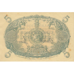 Martinique - Pick 6_3 - 5 francs - Série F.370 - 1945 - Etat : SUP
