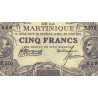 Martinique - Pick 6_3 - 5 francs - Série F.370 - 1945 - Etat : SUP