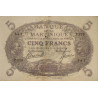 Martinique - Pick 6_3 - 5 francs - Série F.370 - 1945 - Etat : TTB+