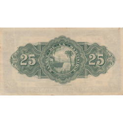 Martinique - Pick 17-1 - 25 francs - 1943 - Etat : TTB+