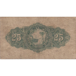 Martinique - Pick 17-1 - 25 francs - 1943 - Etat : TB