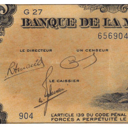 Martinique - Pick 17-3 - 25 francs - 1945 - Etat : SUP+