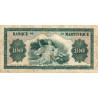 Martinique - Pick 19-2 - 100 francs - 1944 - Etat : TB+
