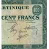 Martinique - Pick 19-2 - 100 francs - 1944 - Etat : TB+