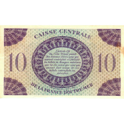 Martinique - Pick 23 - 10 francs - France Outre-Mer - 1944 - Etat : TTB