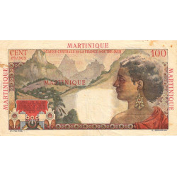 Martinique - Pick 31 - 100 francs - Série O.47 - 1946 - Etat : TTB