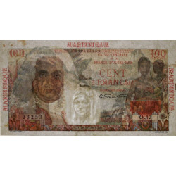 Martinique - Pick 31 - 100 francs - Série O.47 - 1946 - Etat : TTB