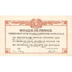 78 - Versailles - Versement d'or pour la Défense Nationale - 1915