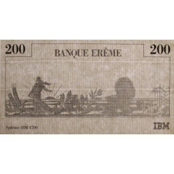 IBM - Semeuse - Format 200 francs MONTESQUIEU - DIS-01-B-01 - Etat : SUP