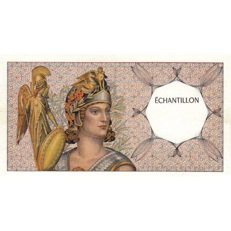 Athena à gauche - Format 50 francs QUENTIN DE LA TOUR - DIS-03-A-01 - Etat : SUP+