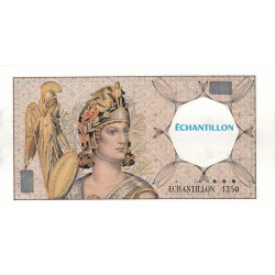 Athena à gauche - Format 100 francs DELACROIX - DIS-03-F-02 - Etat : SUP+