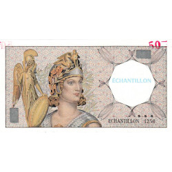 Athena à gauche - Format 50 francs QUENTIN DE LA TOUR - DIS-03-G-01 - Etat : SPL