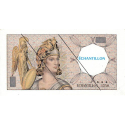 Athena à gauche - Format 100 francs DELACROIX - DIS-03-H-02 - Etat : SUP