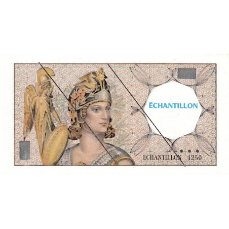 Athena à gauche - Format 100 francs DELACROIX - DIS-03-H-02 - Etat : pr.NEUF