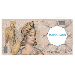 Athena à gauche - Format 50 francs QUENTIN DE LA TOUR - DIS-03-I-01 - Etat : SPL