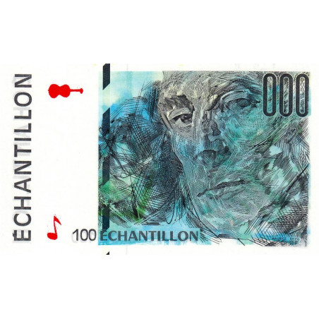 Ravel - Format 100 francs CEZANNE - DIS-05-A-02 - Etat : SPL