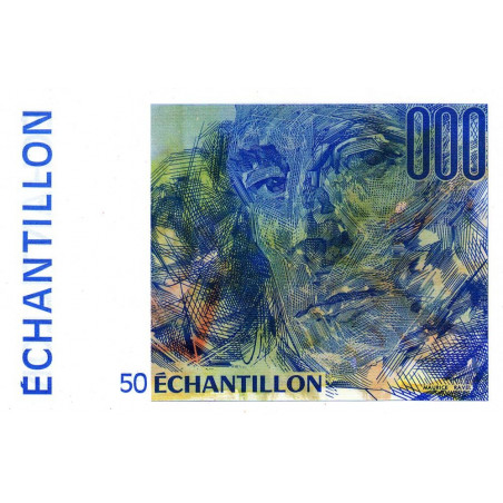 Ravel - 50 francs - DIS-05-B-01 - Couleur bleue dominante - Etat : NEUF