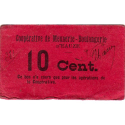 32 - Eauze - Coopérative de Meunerie Boulangerie - 10 centimes - Etat : TTB