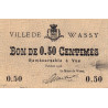 52 - Pirot 31 - Wassy - 50 centimes - Octobre 1915 - Etat : TTB