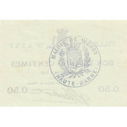 52 - Pirot 33 - Wassy - 50 centimes - Octobre 1915 - Etat : SPL à NEUF