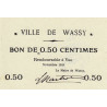 52 - Pirot 37 - Wassy - 50 centimes - Novembre 1915 - Etat : SPL à NEUF