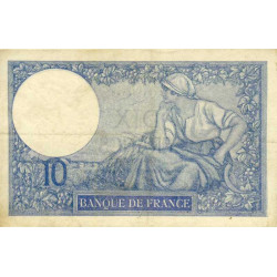 F 06-18 - 25/02/1937 - 10 francs - Minerve - Série M.68190 - Etat : TTB+