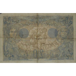 F 10-01 - 11/09/1906 - 20 francs - Bleu - Série Q.848 - Etat : TTB