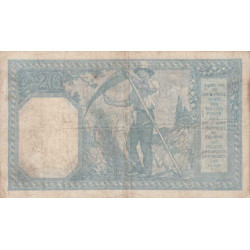 F 11-02 - 17/07/1917 - 20 francs - Bayard - Série O.2541 - Etat : TB+ à TTB-