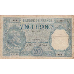 F 11-03 - 09/11/1918 - 20 francs - Bayard - Etat : TB+