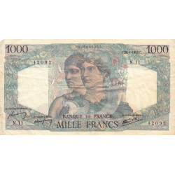 F 41-02 - 26/04/1945 - 1000 francs - Minerve et Hercule - Etat : TB