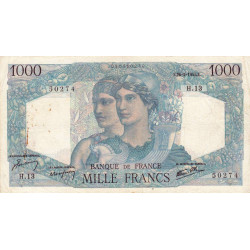 F 41-02 - 26/04/1945 - 1000 francs - Minerve et Hercule - Etat : TTB-